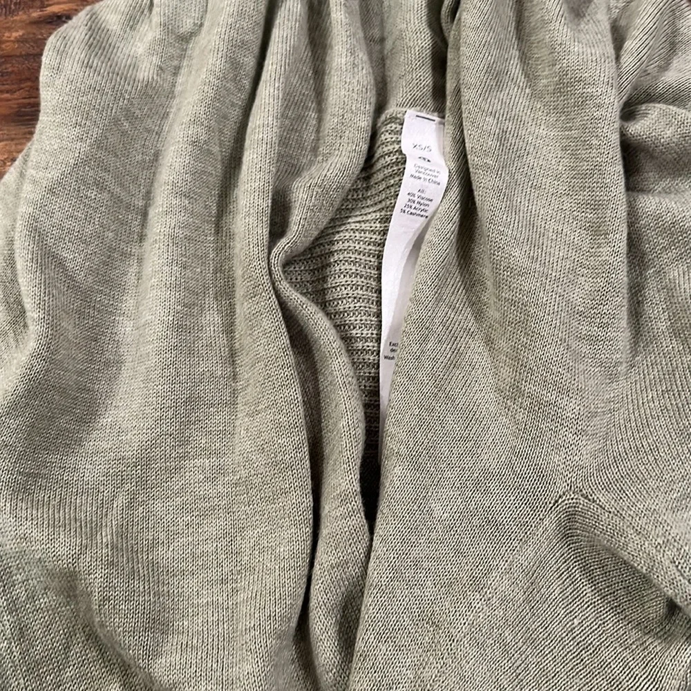 Lululemon Cashlu Knit Wrap Cardigan in Heathered Rosemary Green SzXS/S